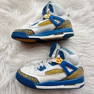 Jordan Spizike Big Kids 6 Blue Yellow White